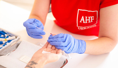 HIV AIDS testing ukraine