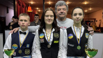 Переможцями повернулися з чемпіонату України з більярдного спорту кропивницькі юніори (ФОТО)